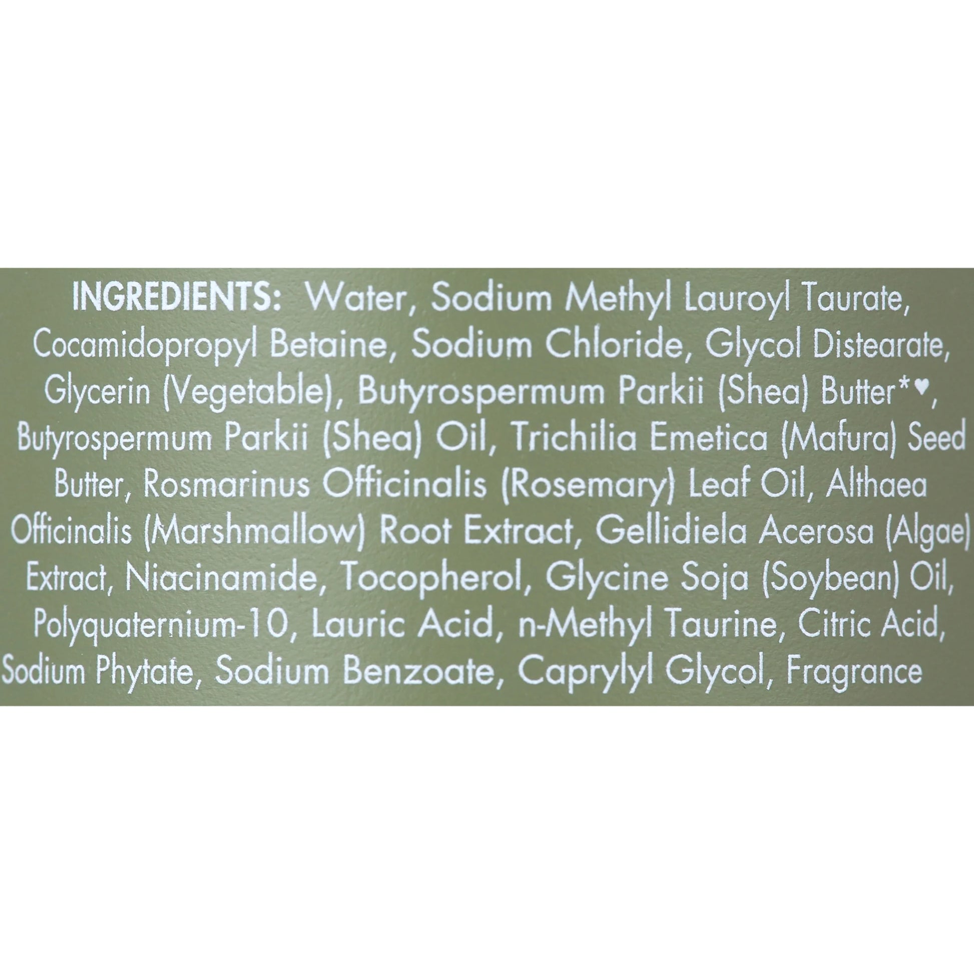 Moisturizing Shampoo Raw Shea Butter and Mafura Oil, 15 Oz