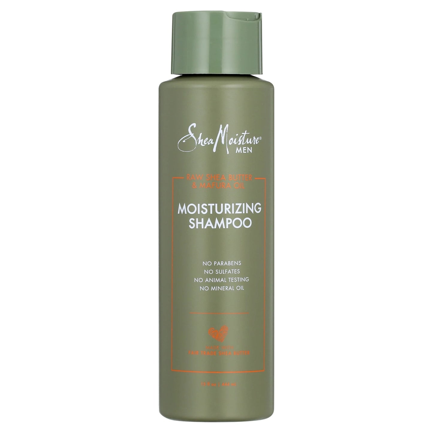 Moisturizing Shampoo Raw Shea Butter and Mafura Oil, 15 Oz