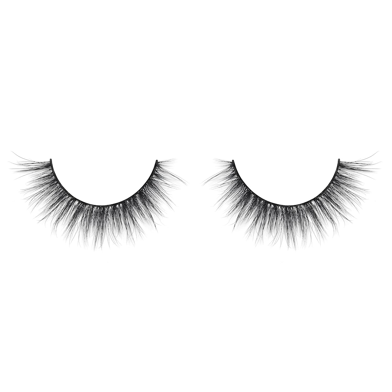 Everyday Blushing Natural Lashes, Faux Mink Natural Eyelashes, False Eyelashes Everyday Use, Individual Lashes Reusable up to 20X, No Lash Glue Included (13Mm)