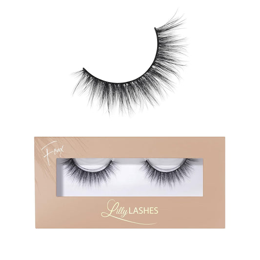 Everyday Blushing Natural Lashes, Faux Mink Natural Eyelashes, False Eyelashes Everyday Use, Individual Lashes Reusable up to 20X, No Lash Glue Included (13Mm)