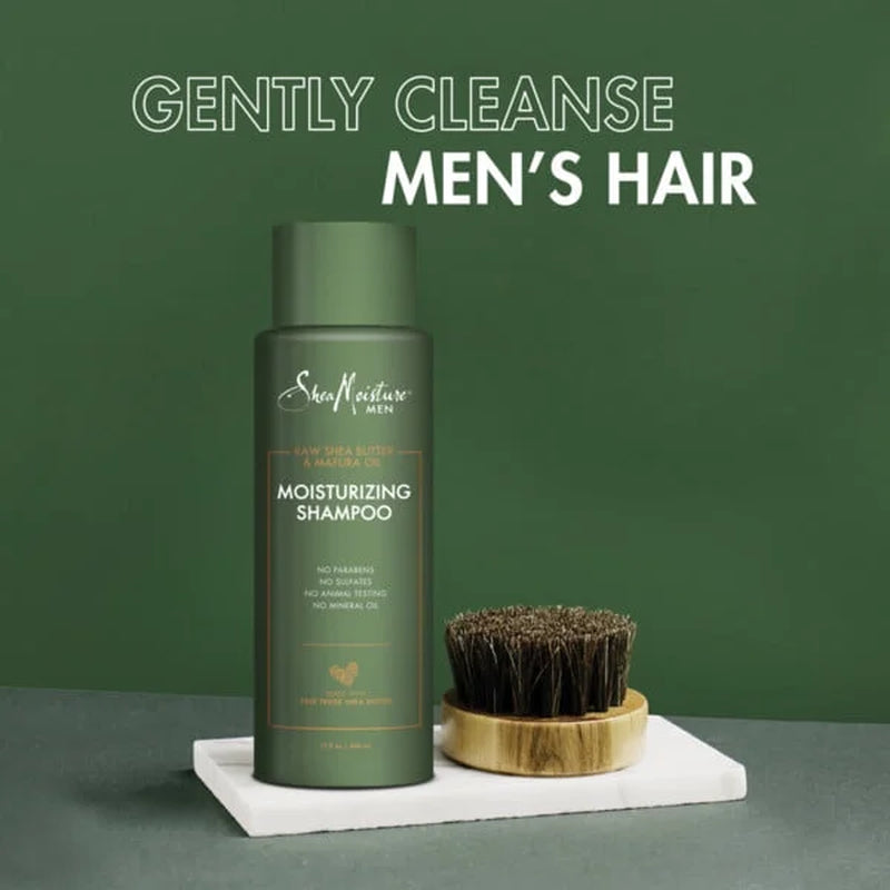 Moisturizing Shampoo Raw Shea Butter and Mafura Oil, 15 Oz